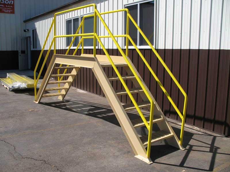 Steel Staircases Side